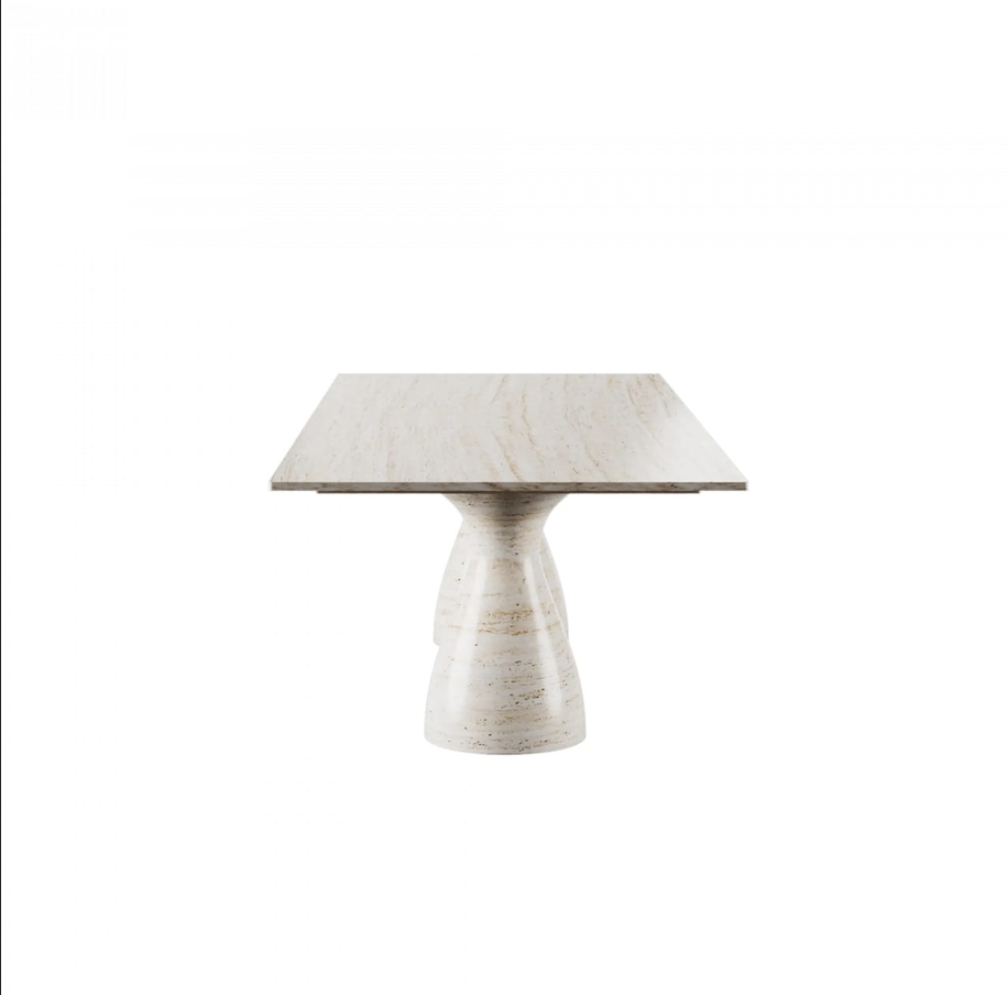 Zimmer Dining Table Travertine